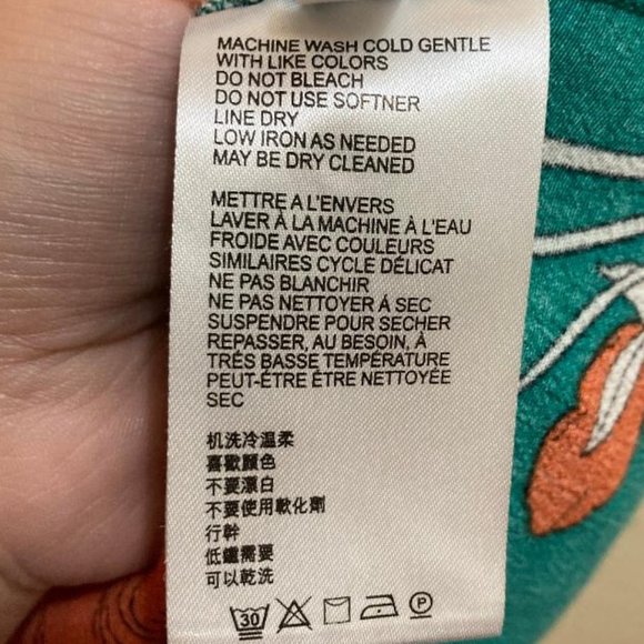 By Anthropologie Floral Sleeveless Collared High Low Mini Dress Women's Size 0 - Picture 7 of 7